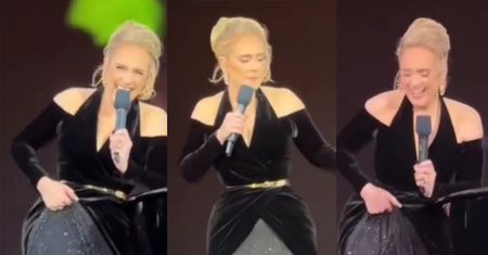 Pęknięte spodnie J.Lo to przy tym nic! Adele to dopiero dała popis stylizacją na koncercie. Fani i gwiazda zrywali boki ze śmiechu