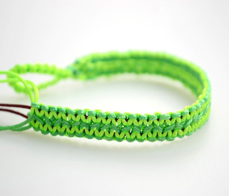 Neon String Bracelet