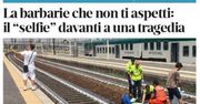 Włochy. Zrobił selfie na tle tragedii. Totalna znieczulica