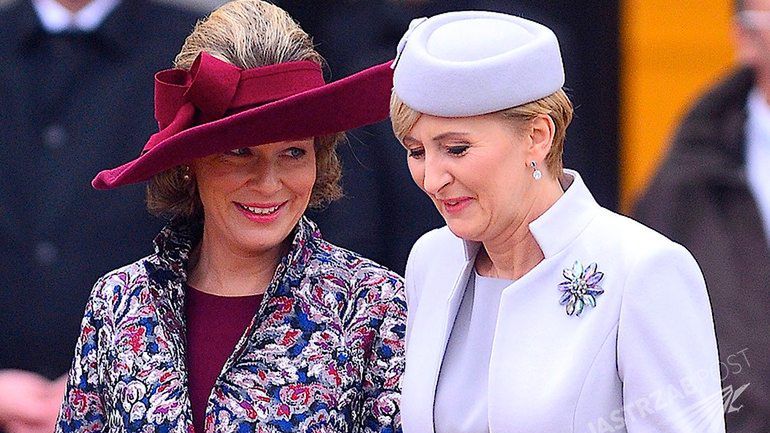 Agata Duda na spotkaniu z królową Matyldą w Belgii