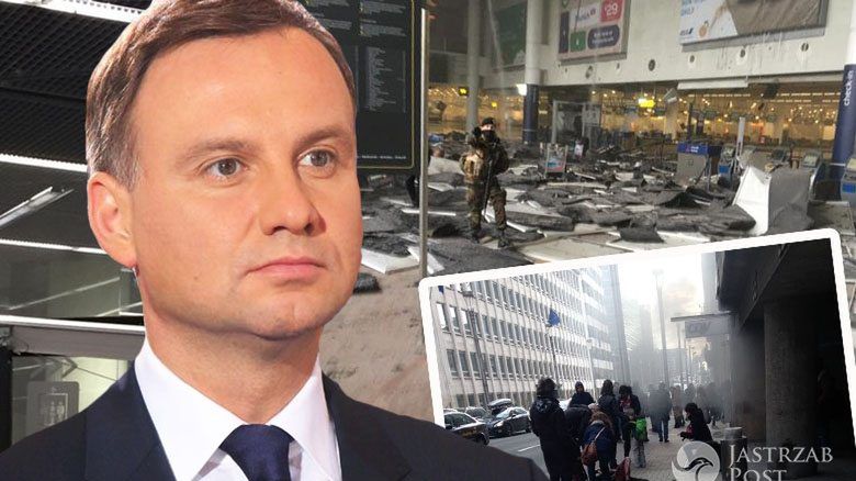 AndrzeJ Duda o zamachach w Belgii