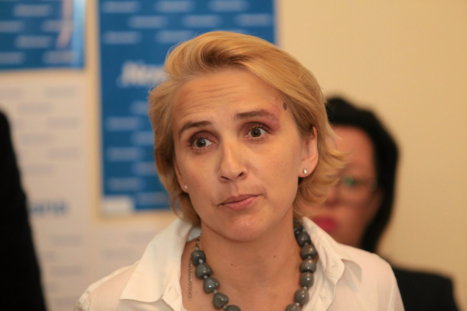 Joanna Scheuring-Wielgus jest gotowa wytłumaczyć się z napisu