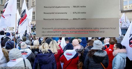 Strajk nauczycieli. Tym z Gdyni grożą odebraniem pensji