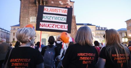 Strajk nauczycieli. Padły ostre słowa w studiu TVN