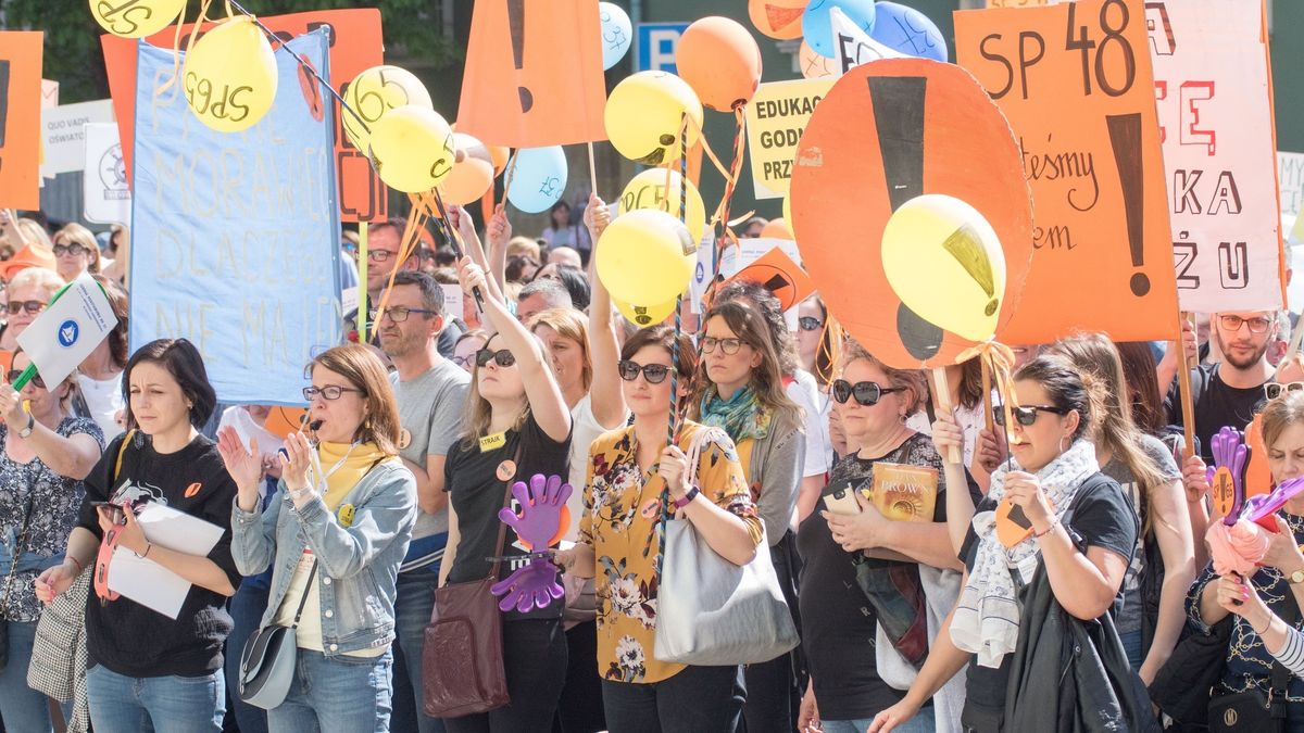 Kwietniowy strajk nauczycieli