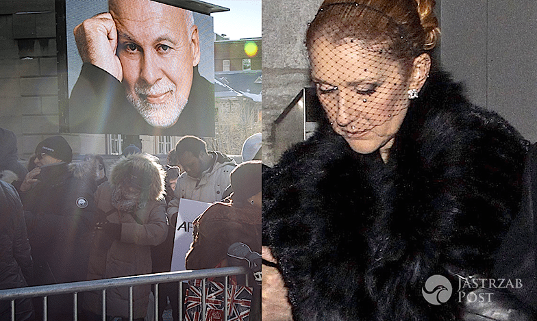 Celine Dion, rodzina i tłumy fanów żegnają Rene Angelila