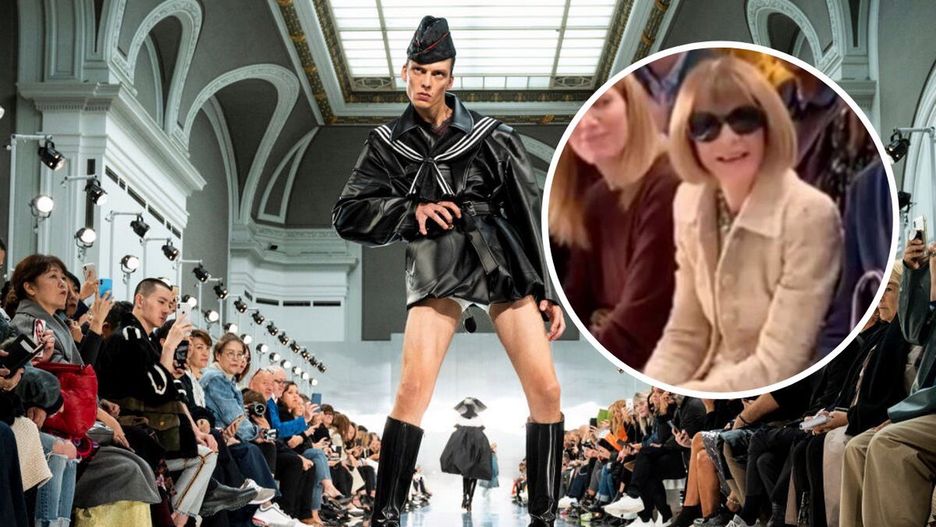 Gdy Leon Dame pojawił się na wybiegu, Anna Wintour nie mogła powstrzymać emocji