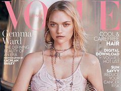 Gemma Ward na okładce "Vogue Australia"