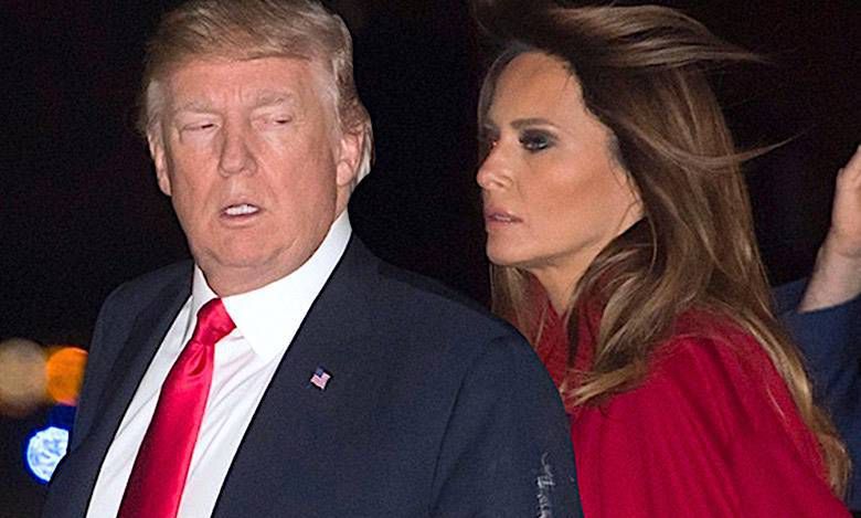 Melania Trump i Donald kryzys