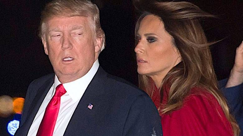 Melania Trump i Donald kryzys