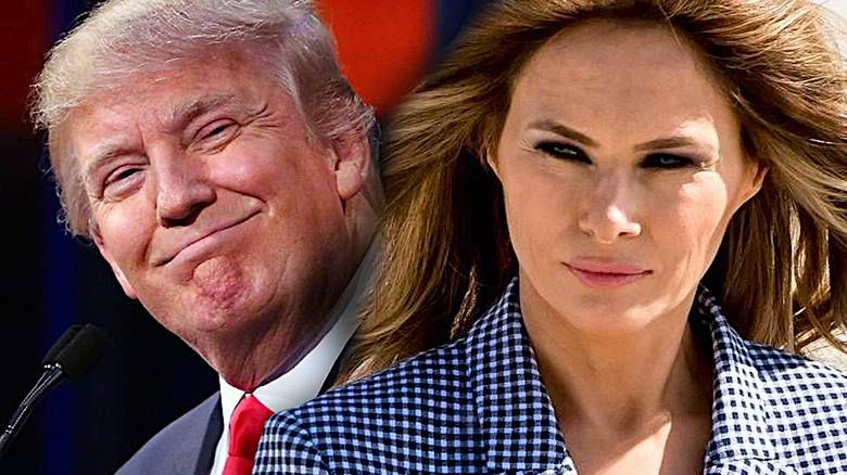 Melania Trump Donald wpadka