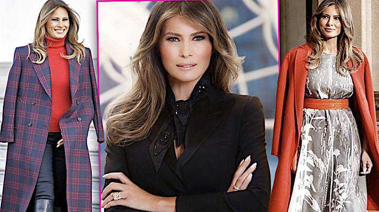 Melania Trump stylizacje