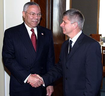 Colin Powell w Warszawie