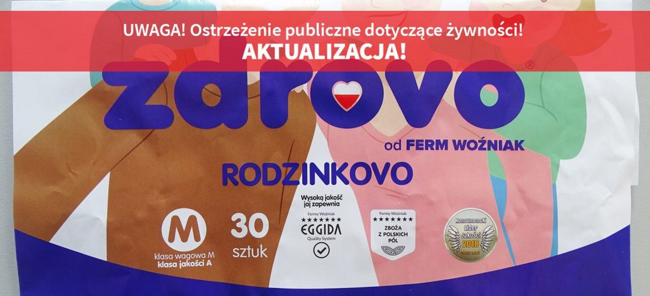 Salmonella w jajach z Biedronki. GIS ostrzega przed kolejną partią