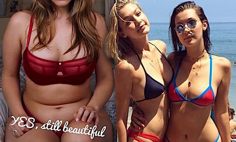 Bella Gigi Hadid kuzynka plus size