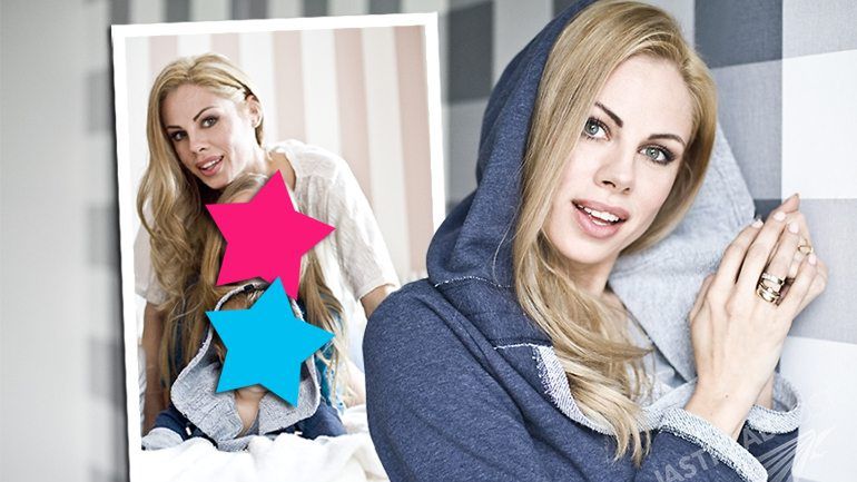 Magda Modra z córkami w kampanii Torelle 2015