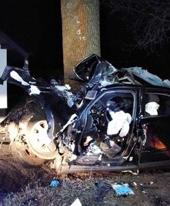 Międzylesie. Śmiertelny wypadek z udziałem 25-latka. Jego auto roztrzaskało się na drzewie