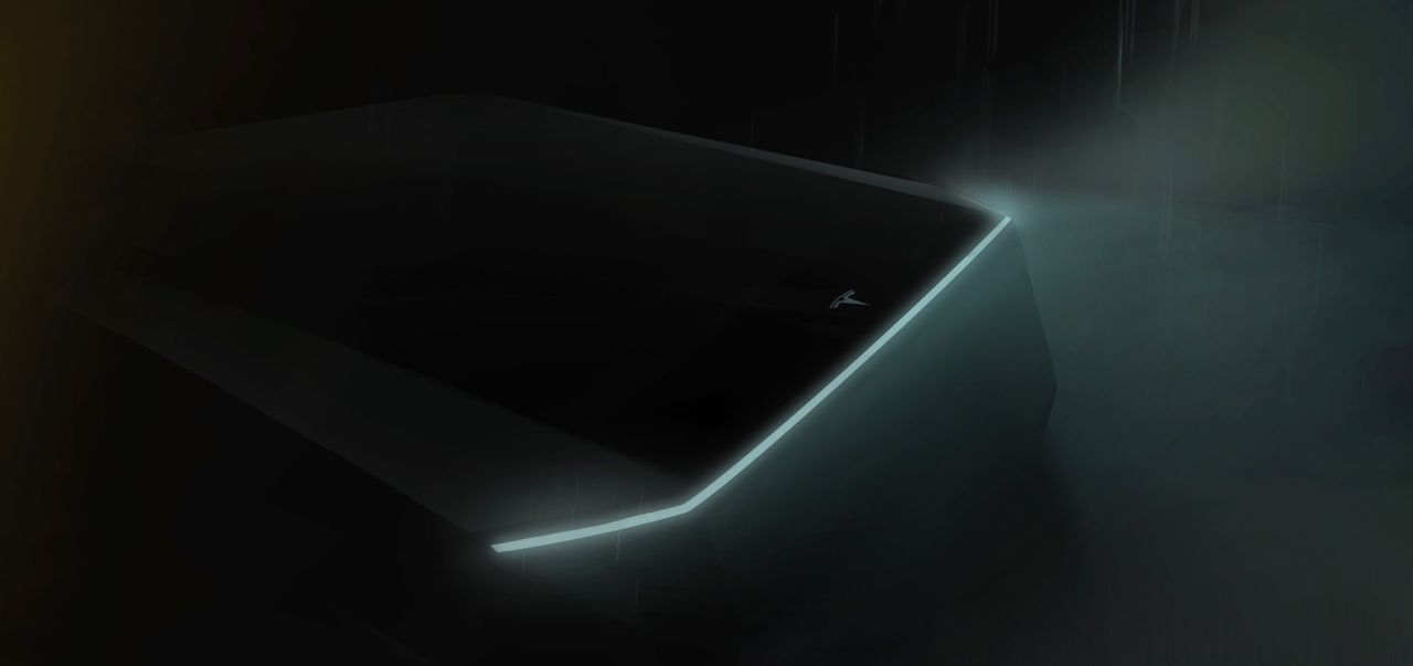 Tesla pickup Elona Muska jak samochód Blade Runner czy Cyberpunk 2077