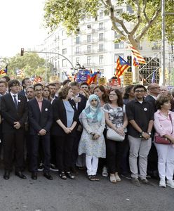 W Barcelonie przeszła manifestacja przeciwko terroryzmowi. "Nie boimy się"