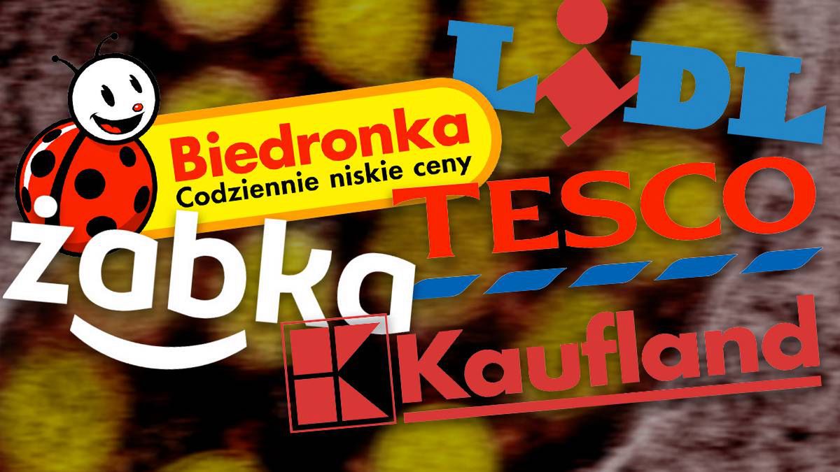 Lidl, Biedronka, Żabka, Tesco