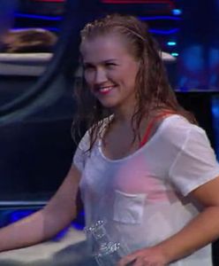 Bożenka z "Klanu" jak miss mokrego podkoszulka!