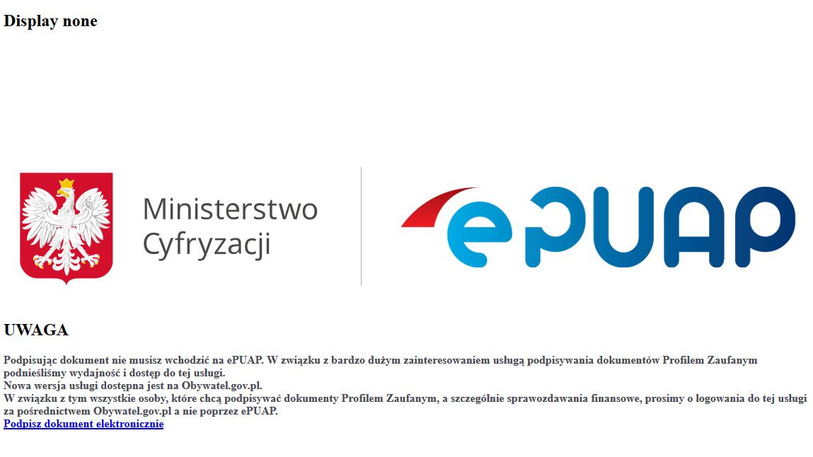 Centralny Ośrodek Informatyki podlega Ministerstwu Cyfryzacji. 