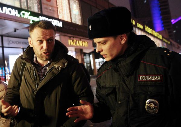 Opozycjonista Aleksiej Nawalny zatrzymany w Moskwie
