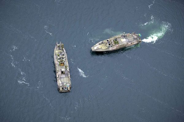 Szwedzkie siły zbrojne szukają uszkodzonego rosyjskiego okrętu?