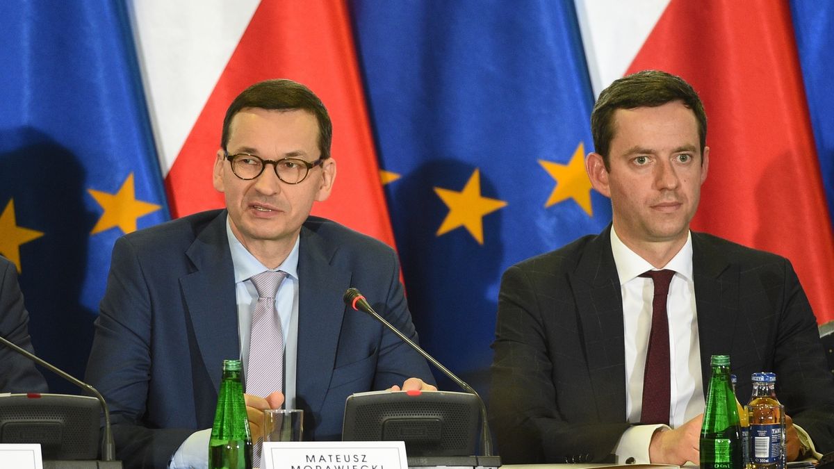 Mateusz Morawiecki oraz Marcin Ociepa