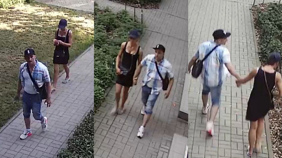 Policja prosi o pomoc w zidentyfikowaniu podejrzanych.