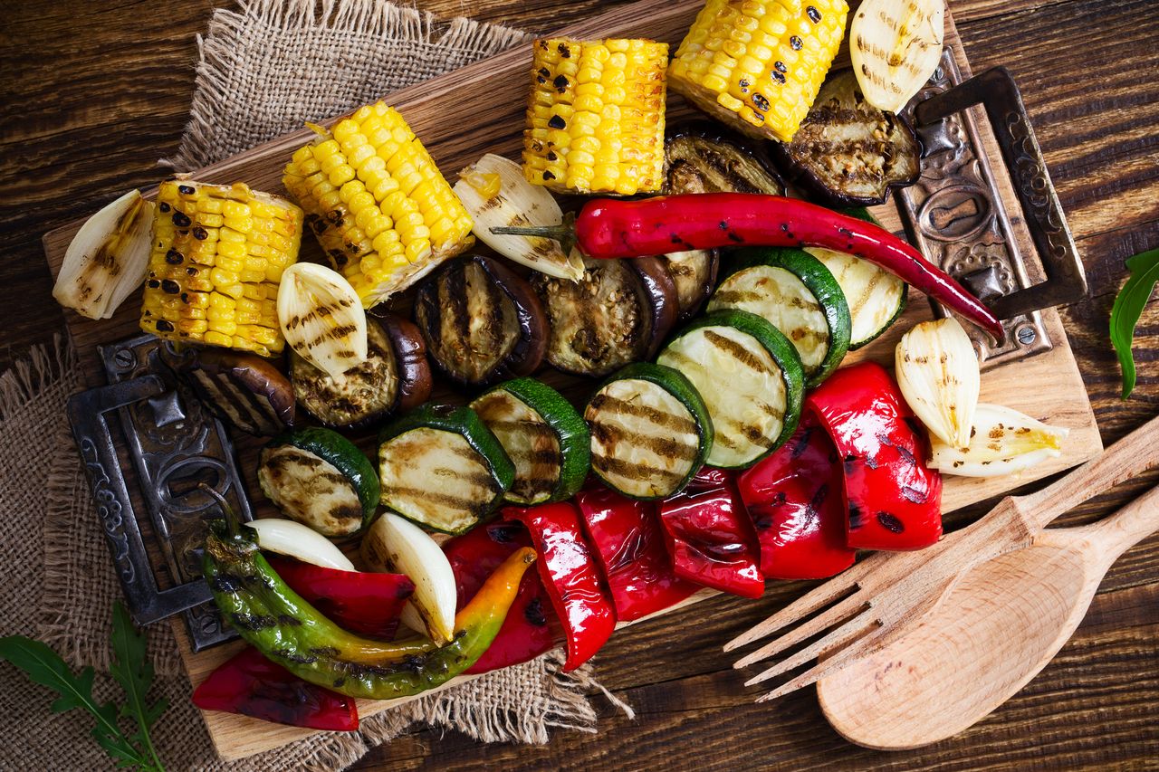 Grillowana cukinia z awokado - Grilled zucchini with avocado