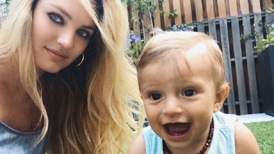 Candice Swanepoel dała synkowi bursztynowy naszyjnik