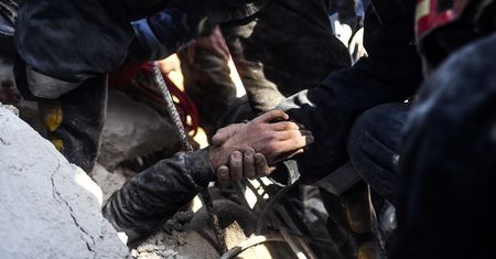 Zawalenie bloku w Aleppo. Nagranie z akcji ratunkowej