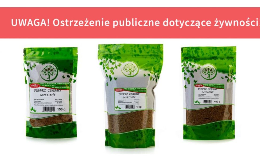 Ostrzeżenie GIS. Salmonella w pieprzu mielonym. Produkt wycofany