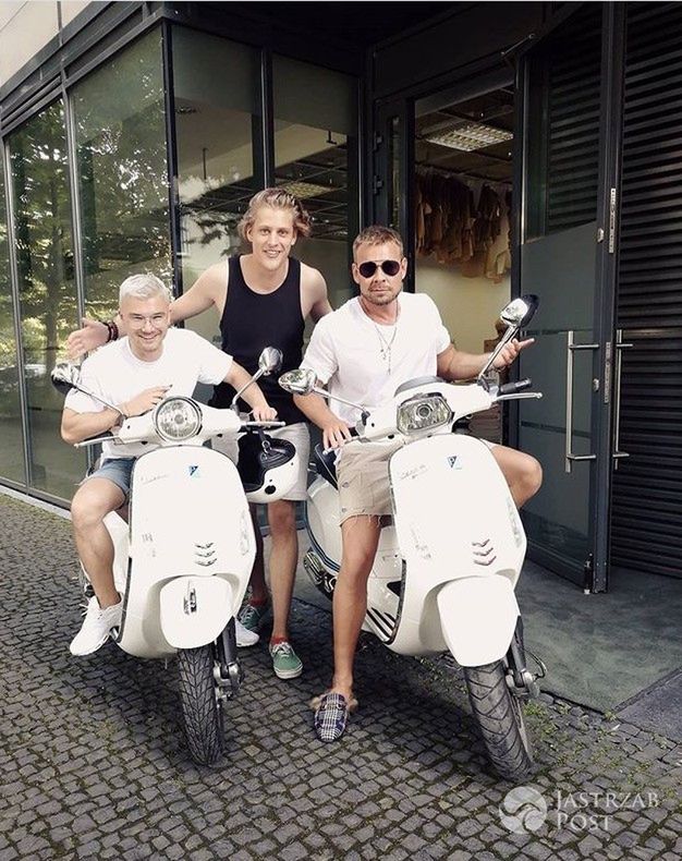 Jakob Kosel, Wujaszek Lifestyle i Dawid Woliński z Vespa Primavera 50. x Martini