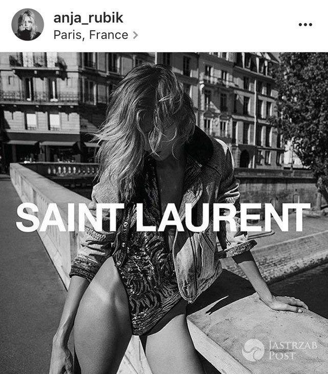 Anja Rubik dla YSL