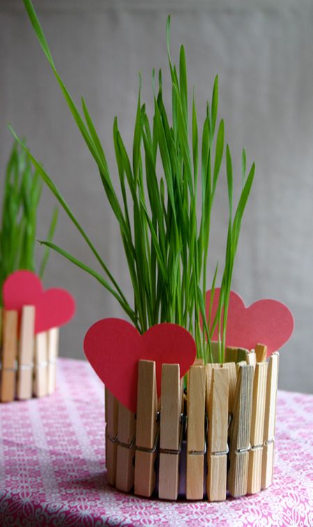 Clothespin Planter