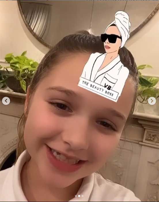 Harper Beckham losuje filtr VB