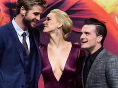 Jennifer Lawrence na berlińskiej premierze "Igrzysk śmierci"