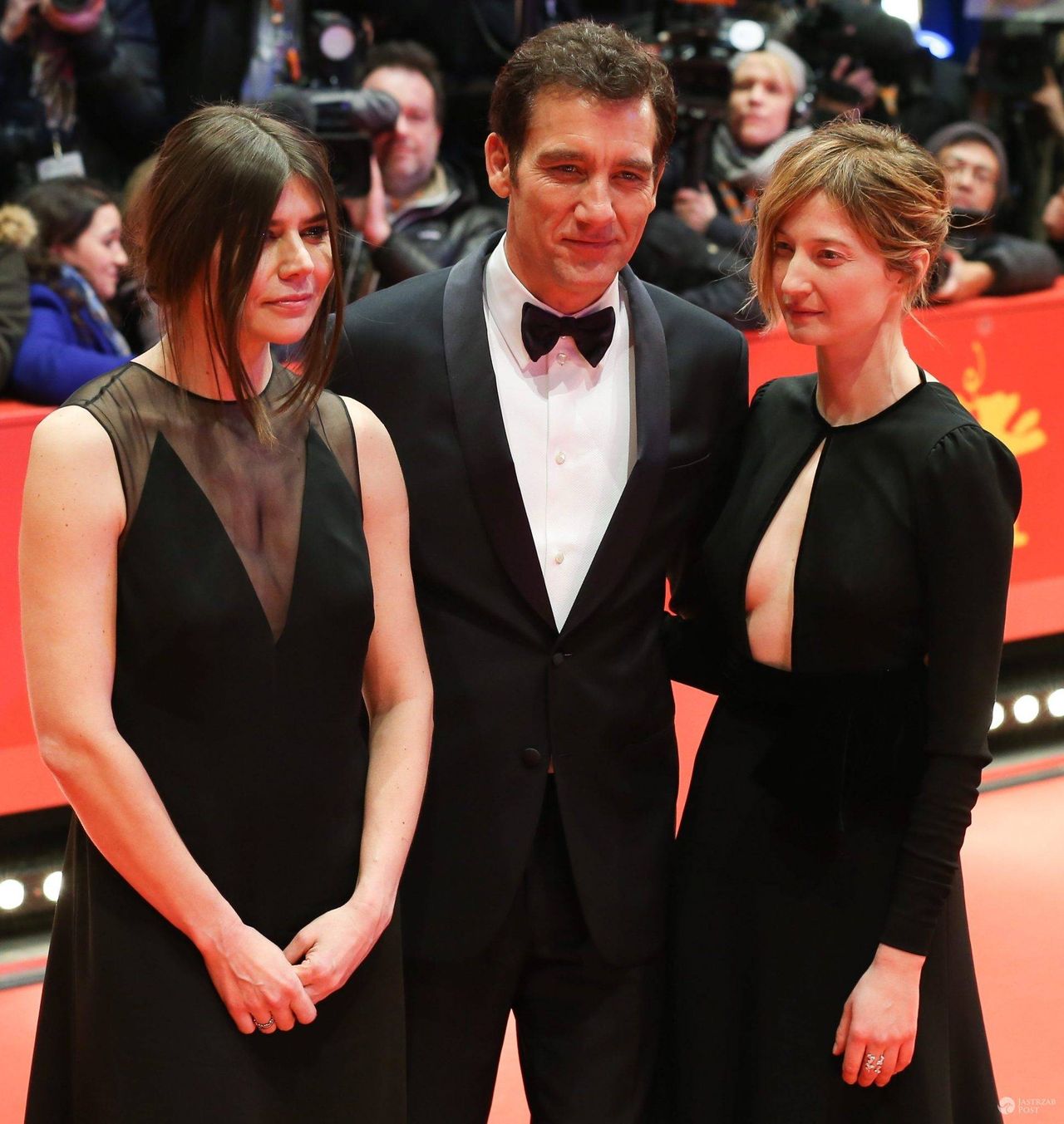 Malgorzata Szumowska, Clive Owen i Alba Rohrwacher, otwarcie festiwalu filmowego Berlinale 2016 (fot. ONS)