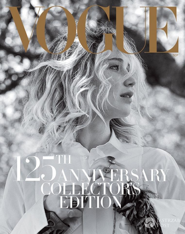 Okładka Vogue z Jennifer Lawrence - kolekcja urodzinowa