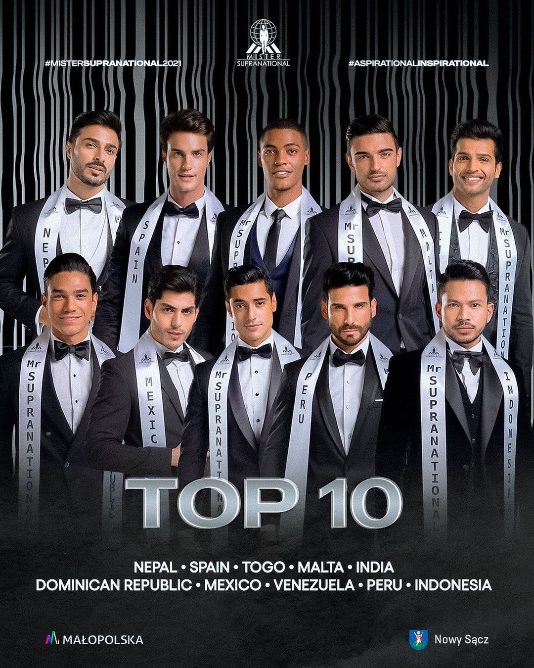 Mister Supranational 2021 Top10