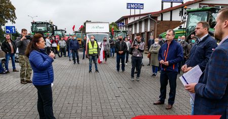 Rolnicy protestowali w Podgajach