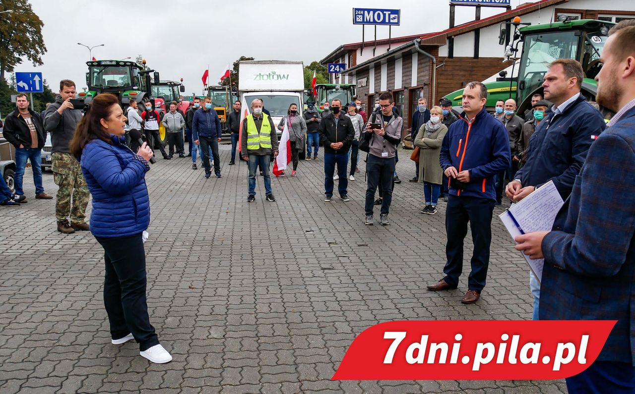 Rolnicy protestowali w Podgajach