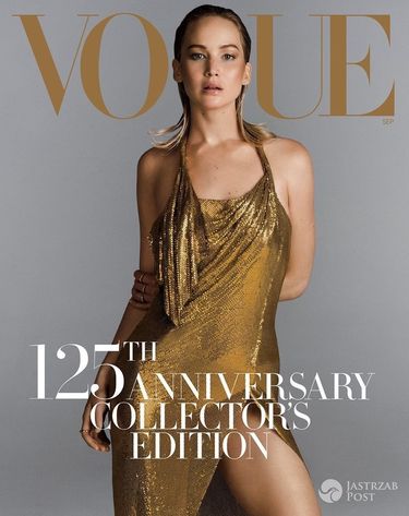 Jennifer Lawrence na okładce VOGUE na 125 lat istnienia magazynu