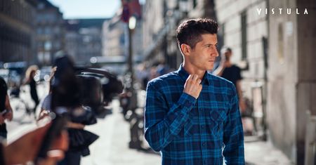 Robert Lewandowski w kampanii Vistula jesień-zima 2016/2017
