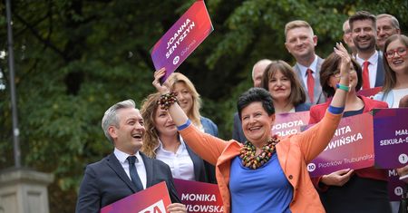 Robert Biedroń broni Joanny Senyszyn. Chodzi o krzyż na Giewoncie
