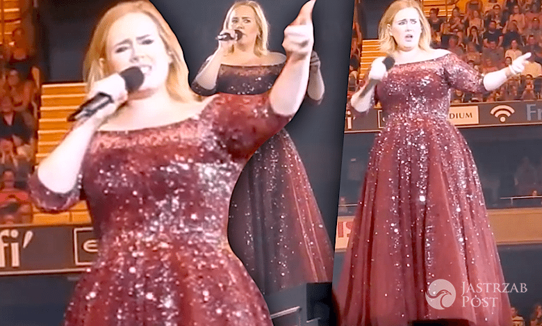 Wściekła Adele przerwała koncert! "Jak zobaczę jeszcze jedną osobę, to k***a przysięgam!". Reakcja publiczności jednoznaczna [WIDEO]