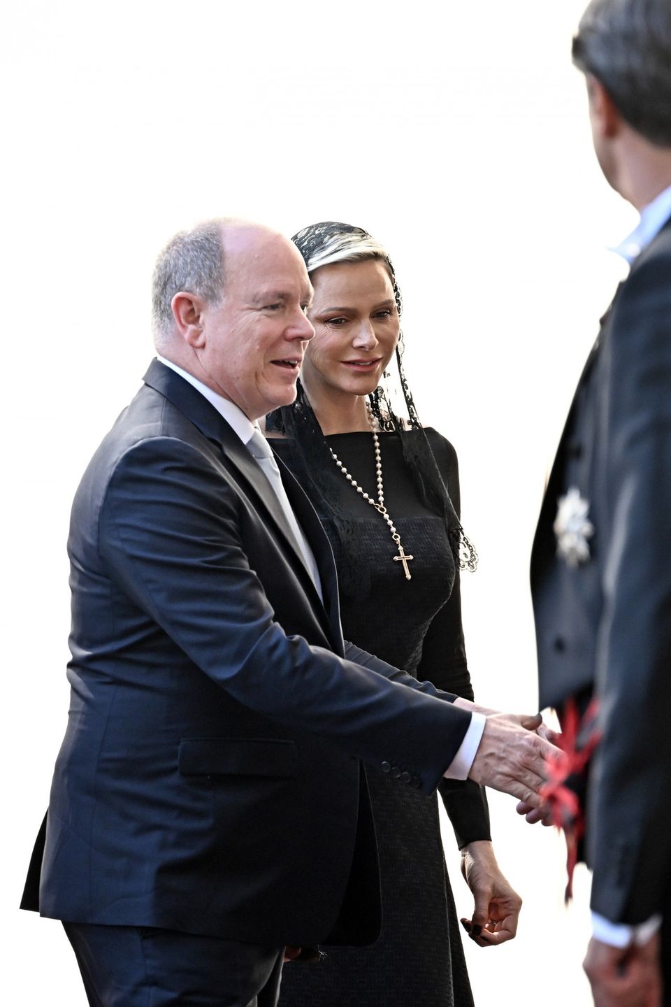 Charlene i Albert w Watykanie