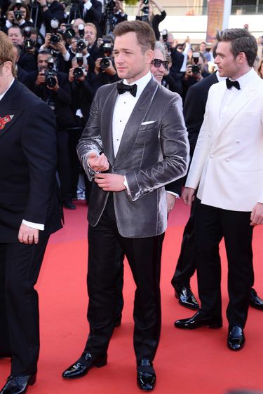 Taron Egerton - premiera filmu Rocketman, Cannes 2019